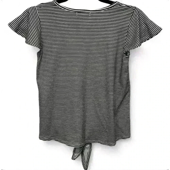 Btween Girls Unicorn Sequin Stripe T-Shirt Black Size 10 Casual Top - Picture 3 of 4